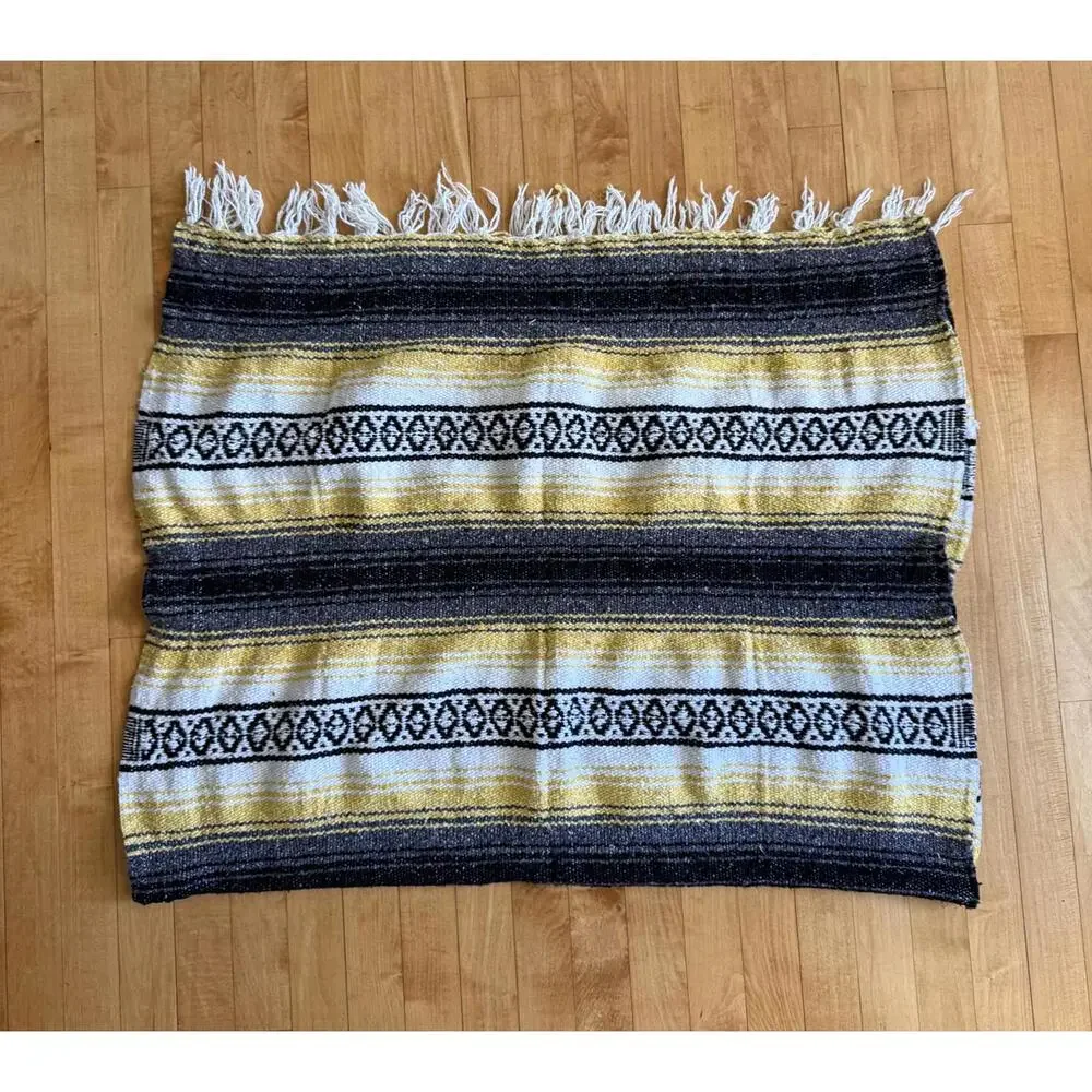 Vintage Frank's Textiles Baja Blanket